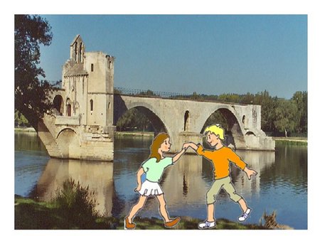 33 sur le Pont d'Avignon